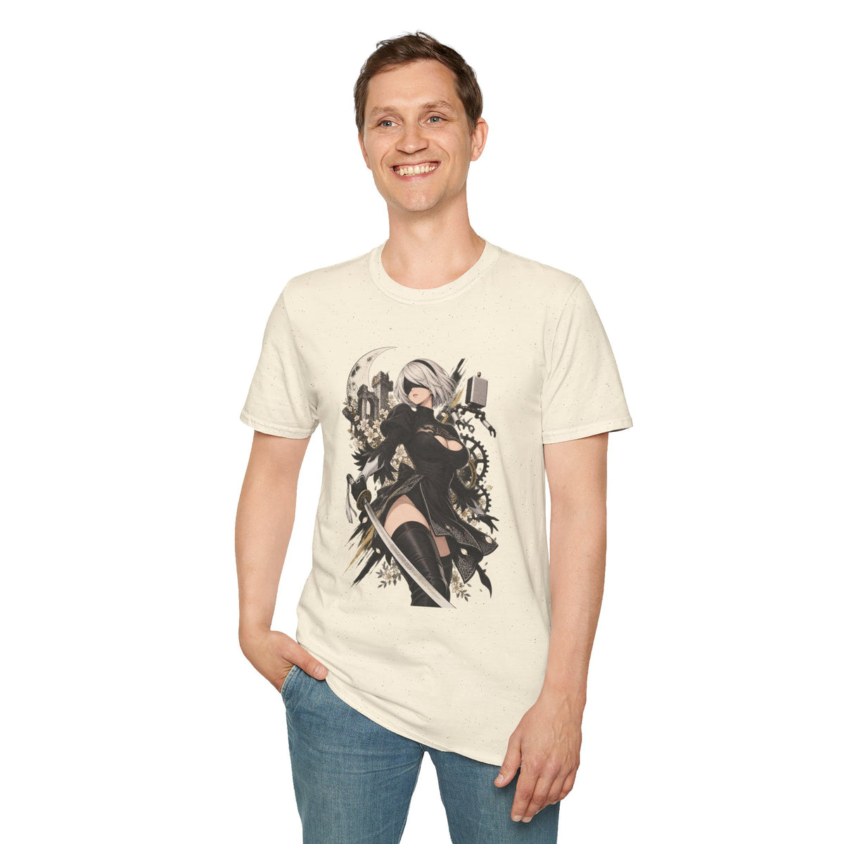 2B | Nier Automata | Anime Swordgirl Pin Up T-Shirt