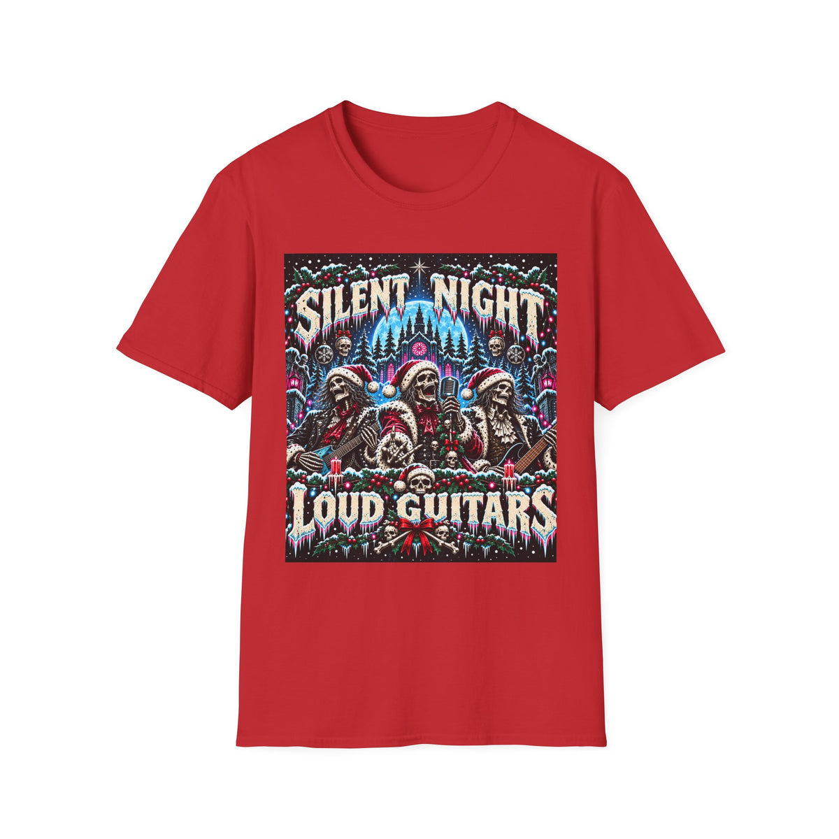 Silent Night Loud Guitars T-Shirt
