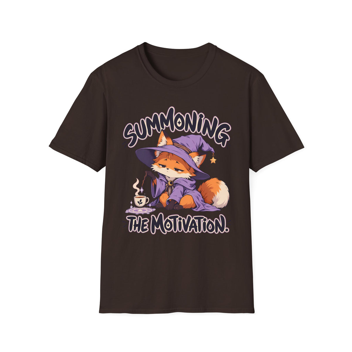 Summoning The Motivation | Cute Anime Fox T-Shirt