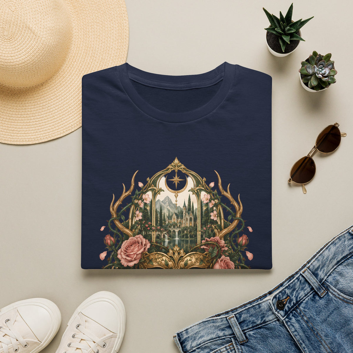 Spring Court | ACOTAR Book Floral Masquerade T-Shirt