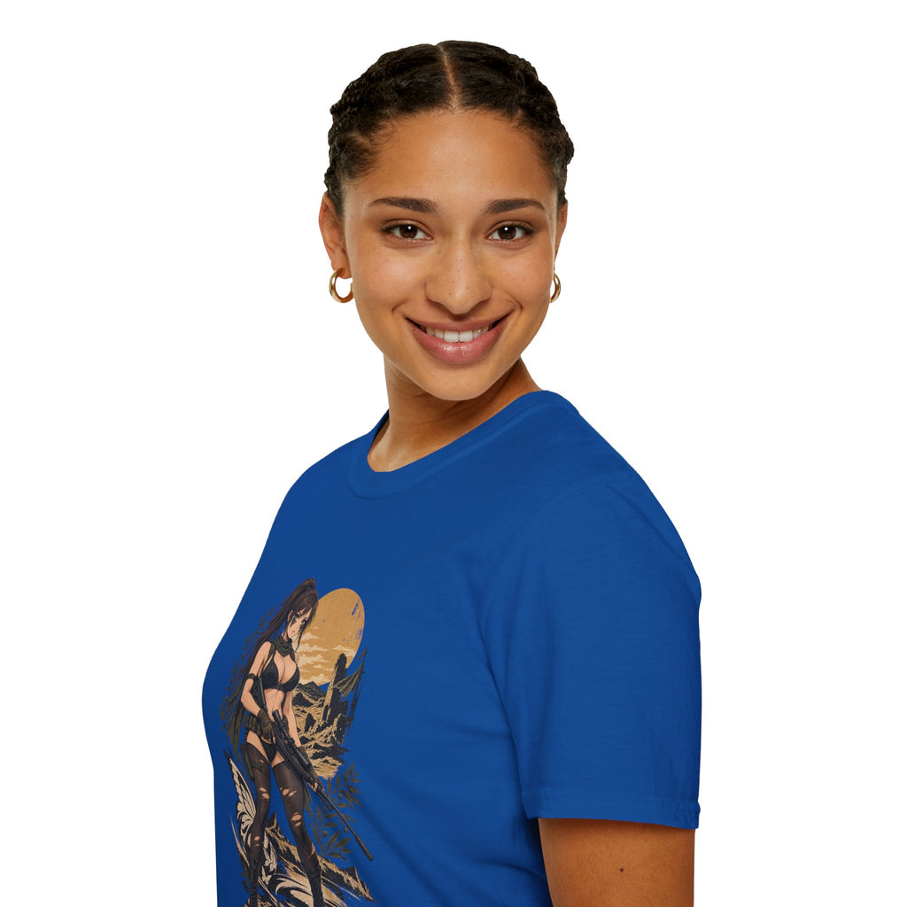 Quiet | Metal Gear | Sexy Sniper Pin up Fantasy Warrior Woman T-Shirt