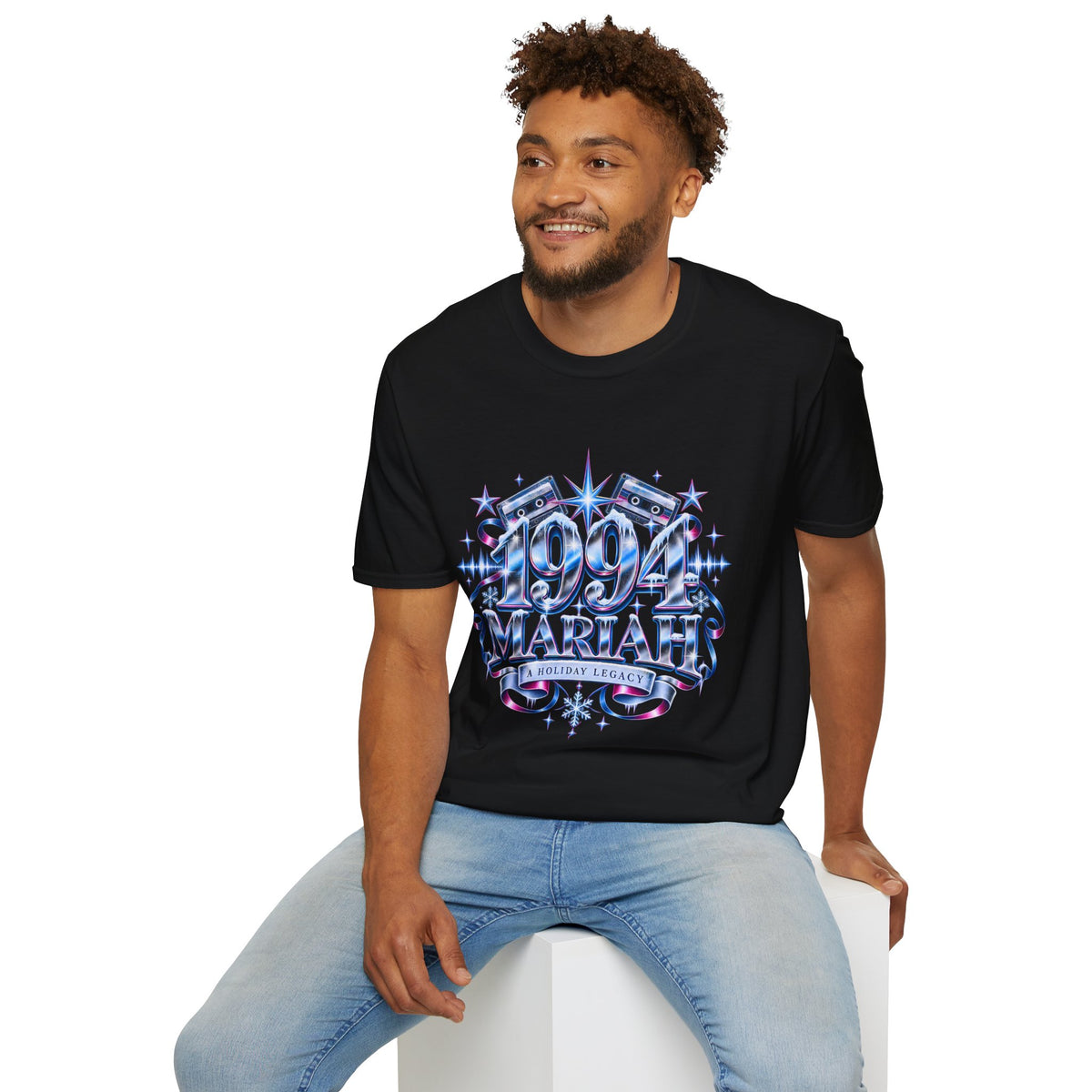 1990s Mariah Carey Graphic T-Shirt | Retro Cassette Pop Vintage Tour Style