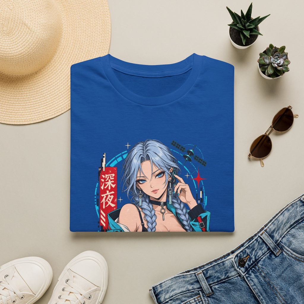 Ice | Sexy Anime Cyber Pin Up Girl Graphic T-Shirt