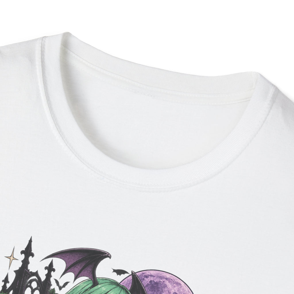 Morrigan | Sexy Succubus Pin Up Girl | Gothic Sorceress Halloween Gamer T-Shirt