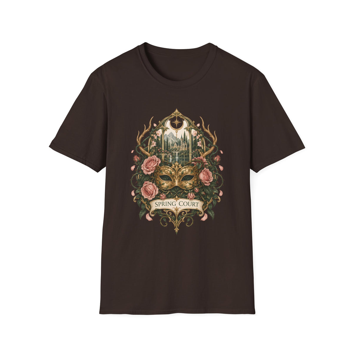 Spring Court | ACOTAR Book Floral Masquerade T-Shirt