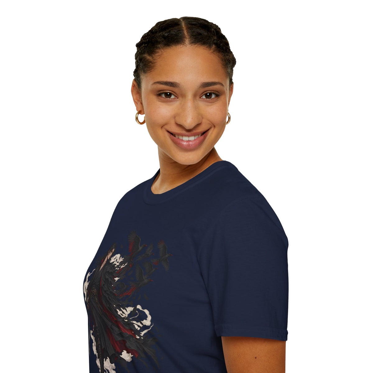 Dark Samurai | Raven Warrior Spirit | Graphic T Shirt