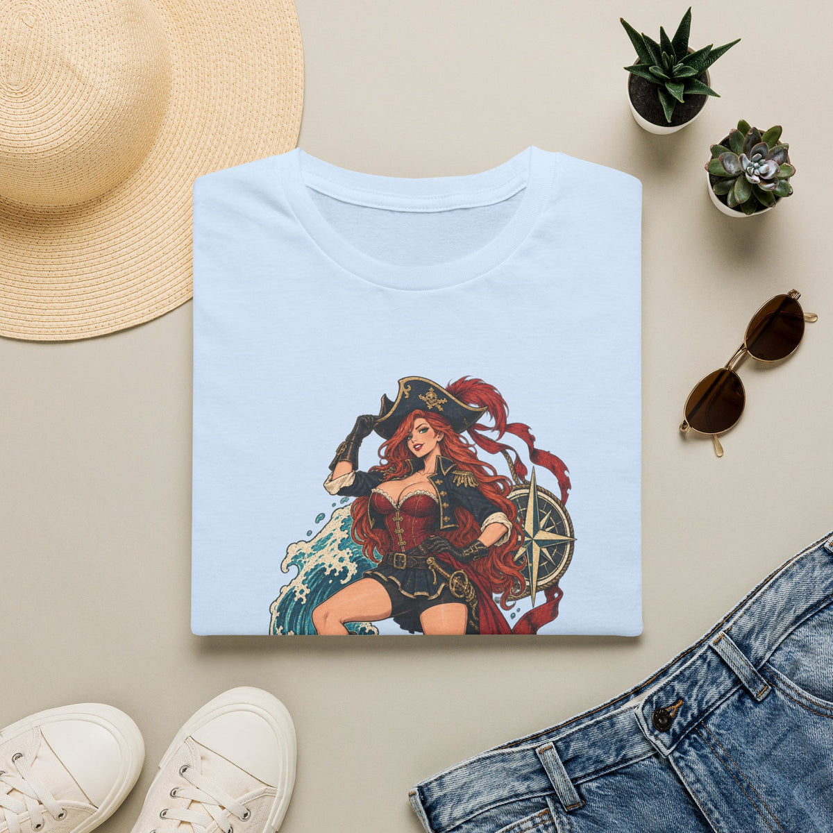 Miss Fortune | League of Legends | Sexy Pirate Pin-Up T-Shirt