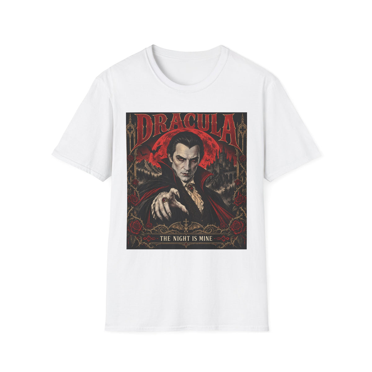 Dracula Graphic T‑Shirt — Vintage Vampire Horror Tee