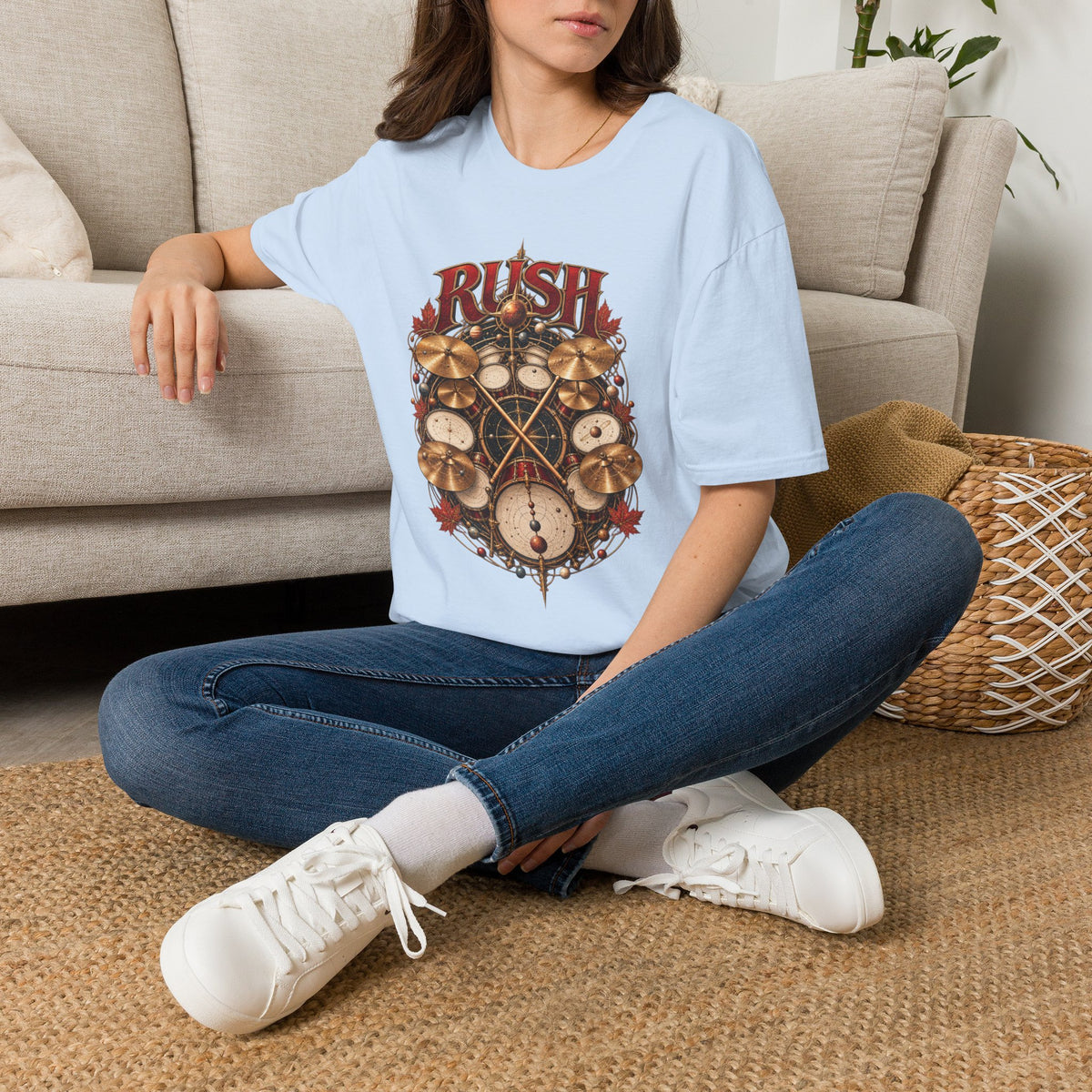 Rush | Rhythm of the Cosmos | Drummer Graphic Prog Band T-Shirt