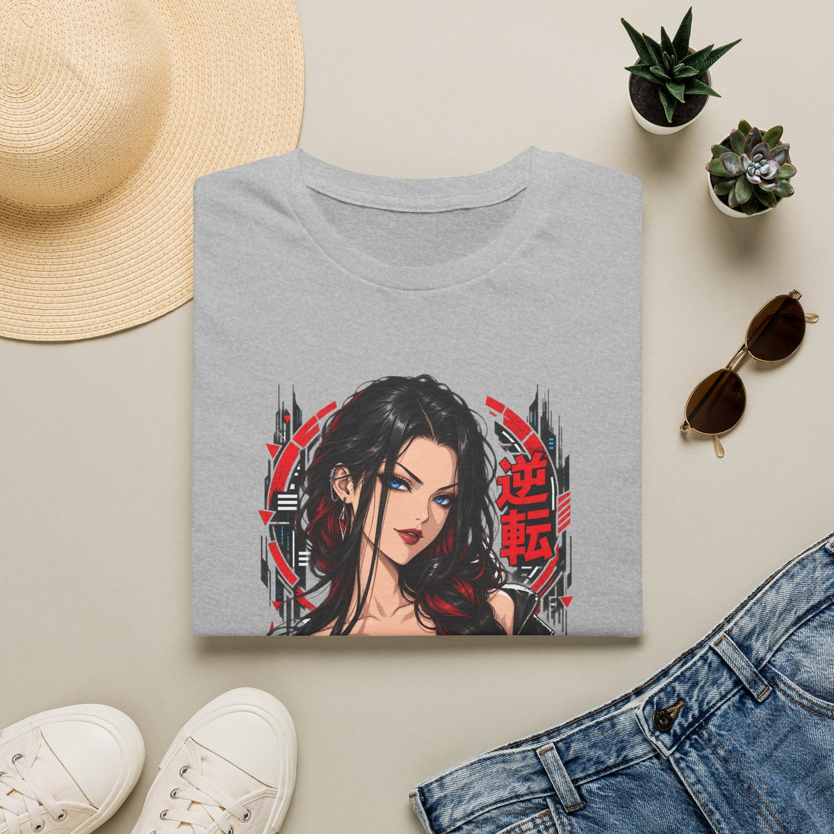 Ruby | Sexy Anime Pin Up Girl Graphic T-Shirt