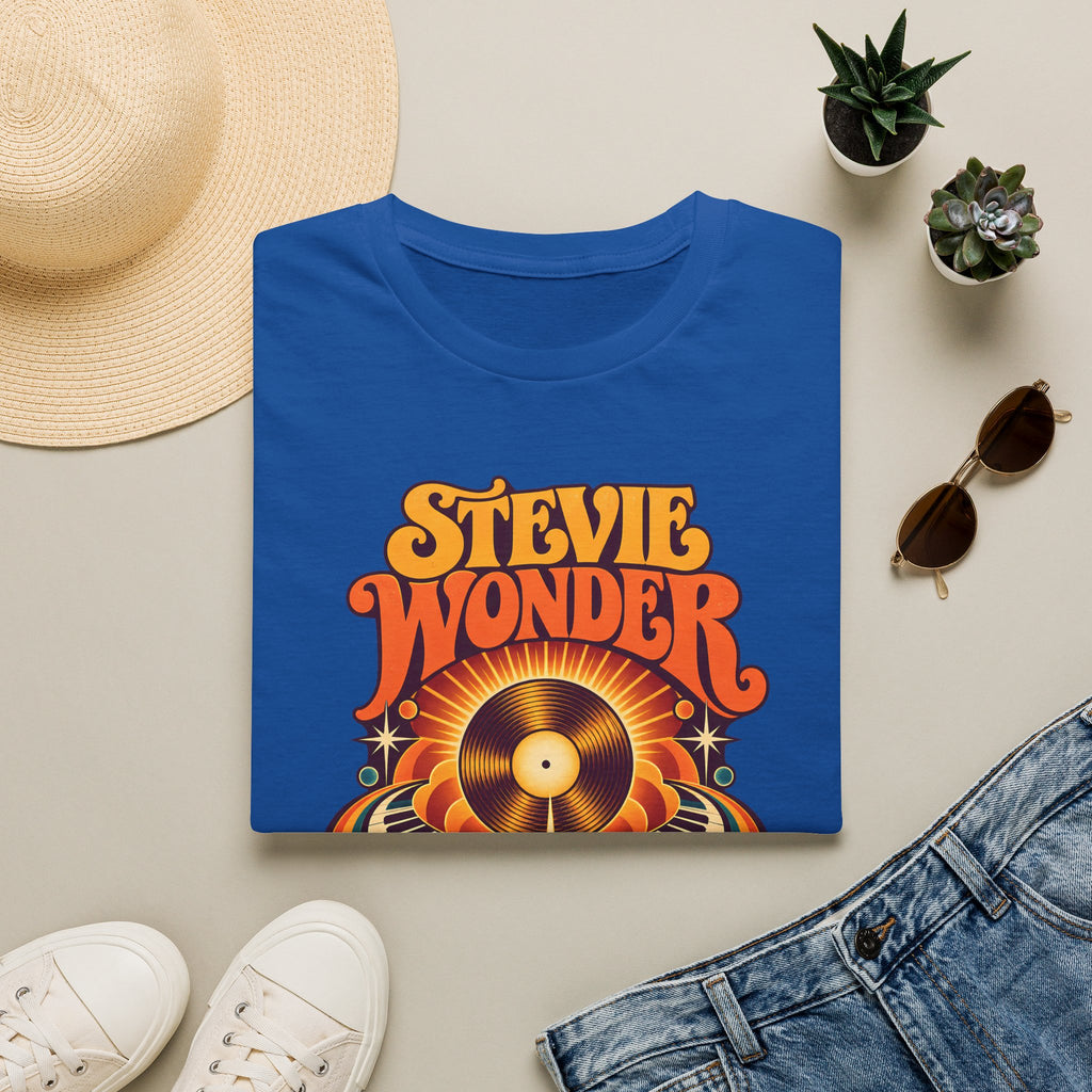 Stevie Wonder Retro Vinyl Tee - Songs In The Key Of Life Graphic T-Shirt