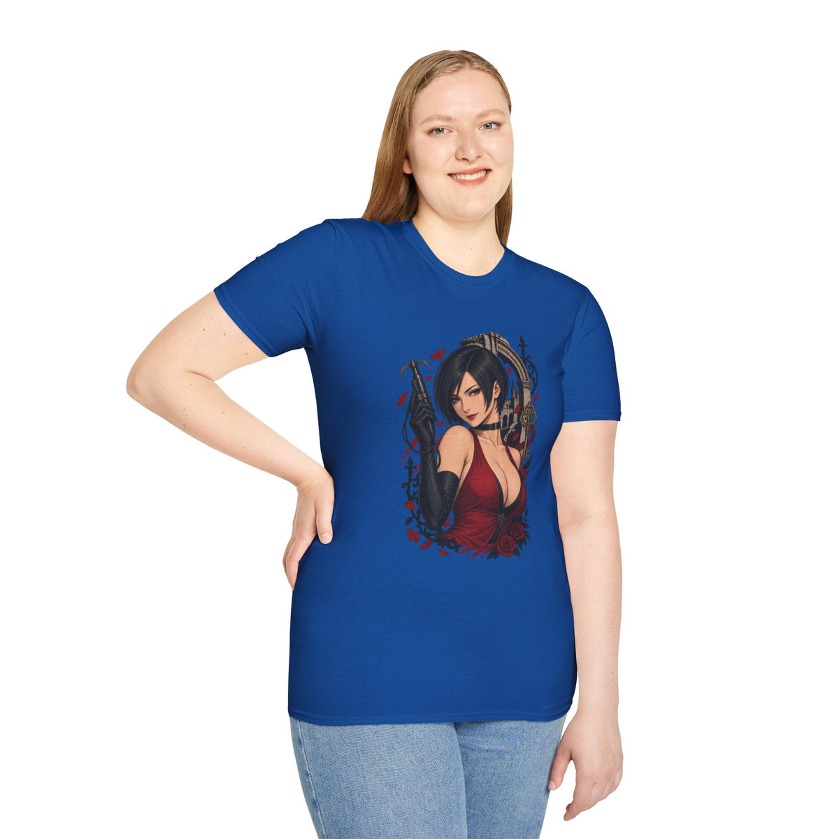 Ada Wong | Residsent Evil Gothic Anime Pin Up Girl T-Shirt