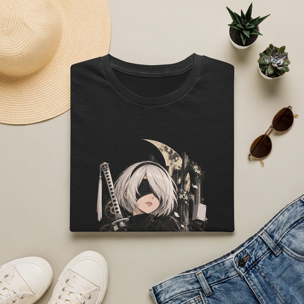 2B | Nier Automata | Anime Character Gothic T-Shirt