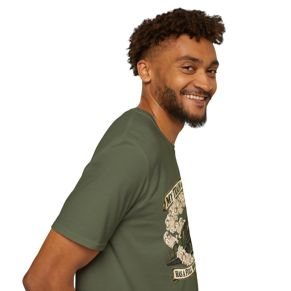 Train of Thought Vintage Steam Engine T-Shirt | My Train of Thought Has a Full Working Timetable