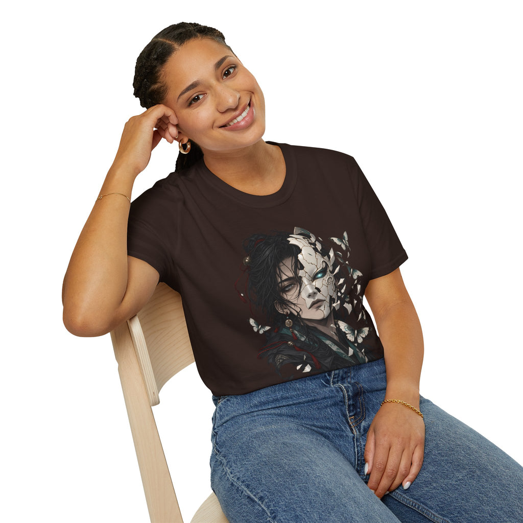 Mask Unfurls | Japanese Anime Style Mask Graphic Shirt