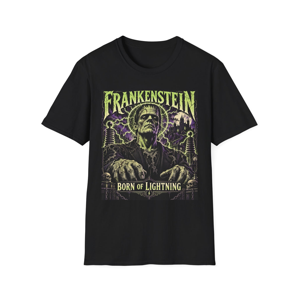 Frankenstein Born of Lightning T-Shirt