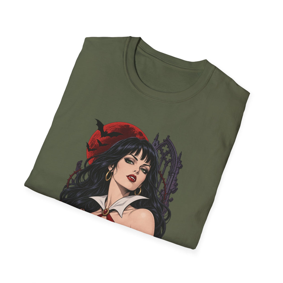 Vampirella | Sexy Halloween Vampire Pin Up Girl Sorceress Graphic T-Shirt
