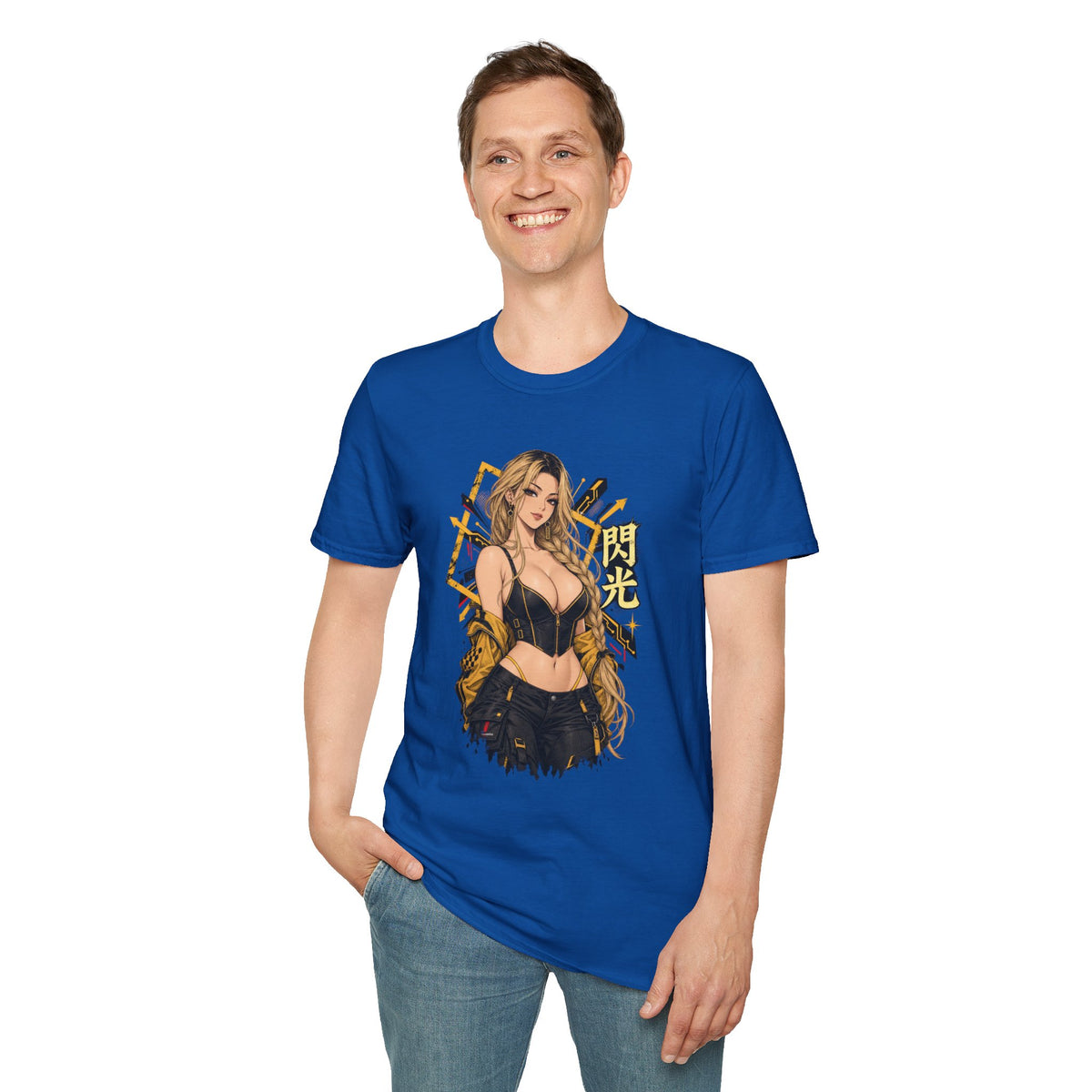 Sunny | Sexy Pin Up Golden Samurai Hot Girl T-Shirt