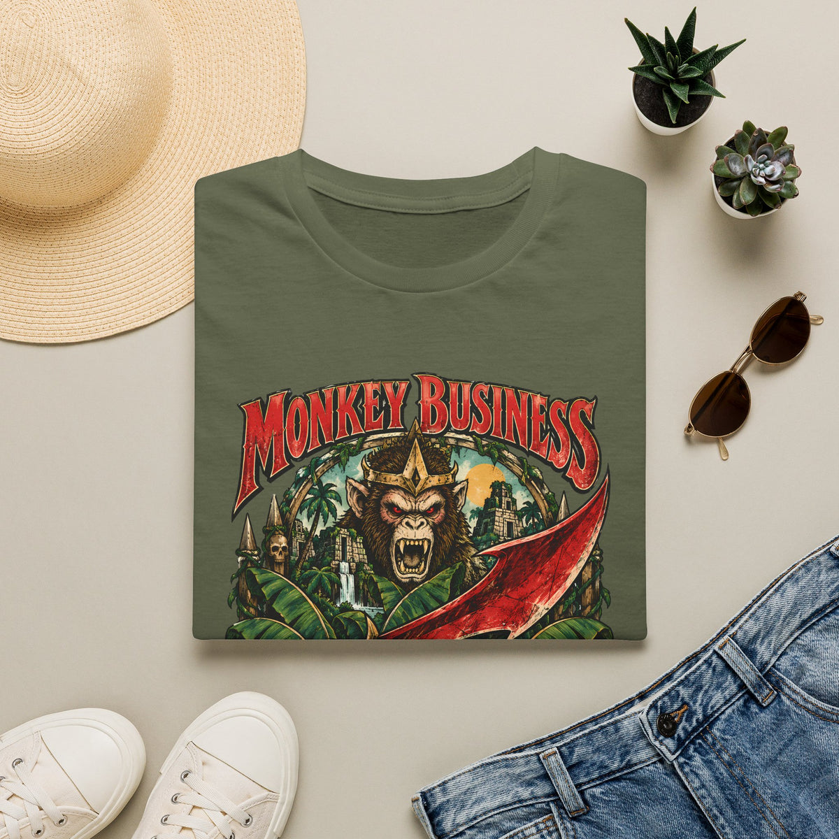 Monkey Business T‑Shirt - OSRS / Runescape Inspired Graphic Tee