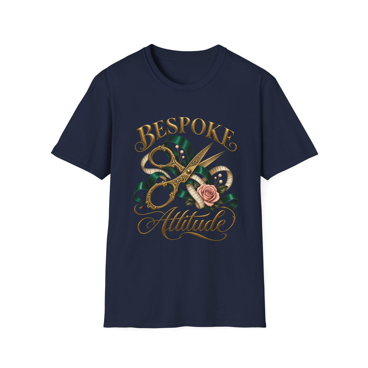 Bespoke Attitude | Vintage Scissors & Rose Tailor Tee