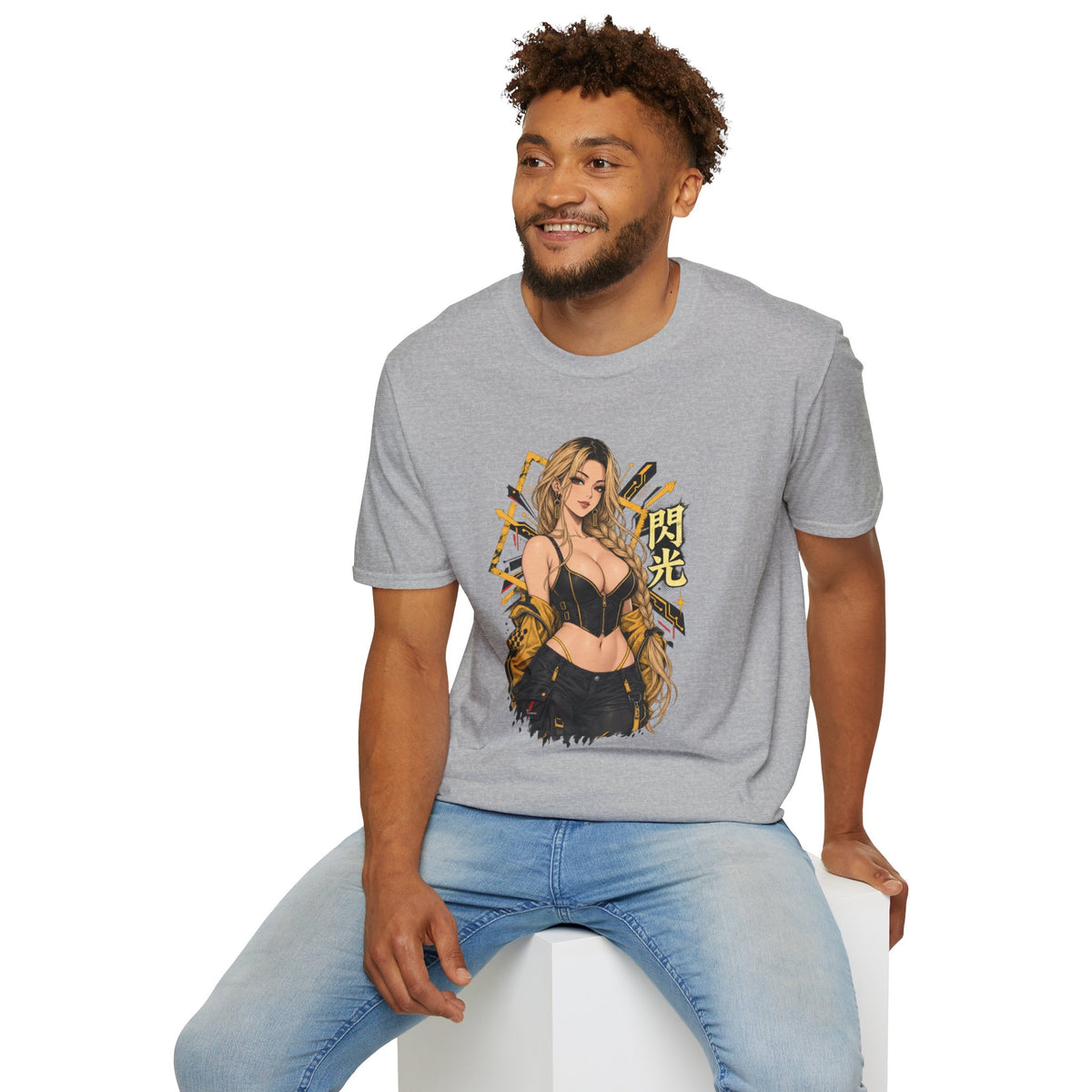 Sunny | Sexy Pin Up Golden Samurai Hot Girl T-Shirt