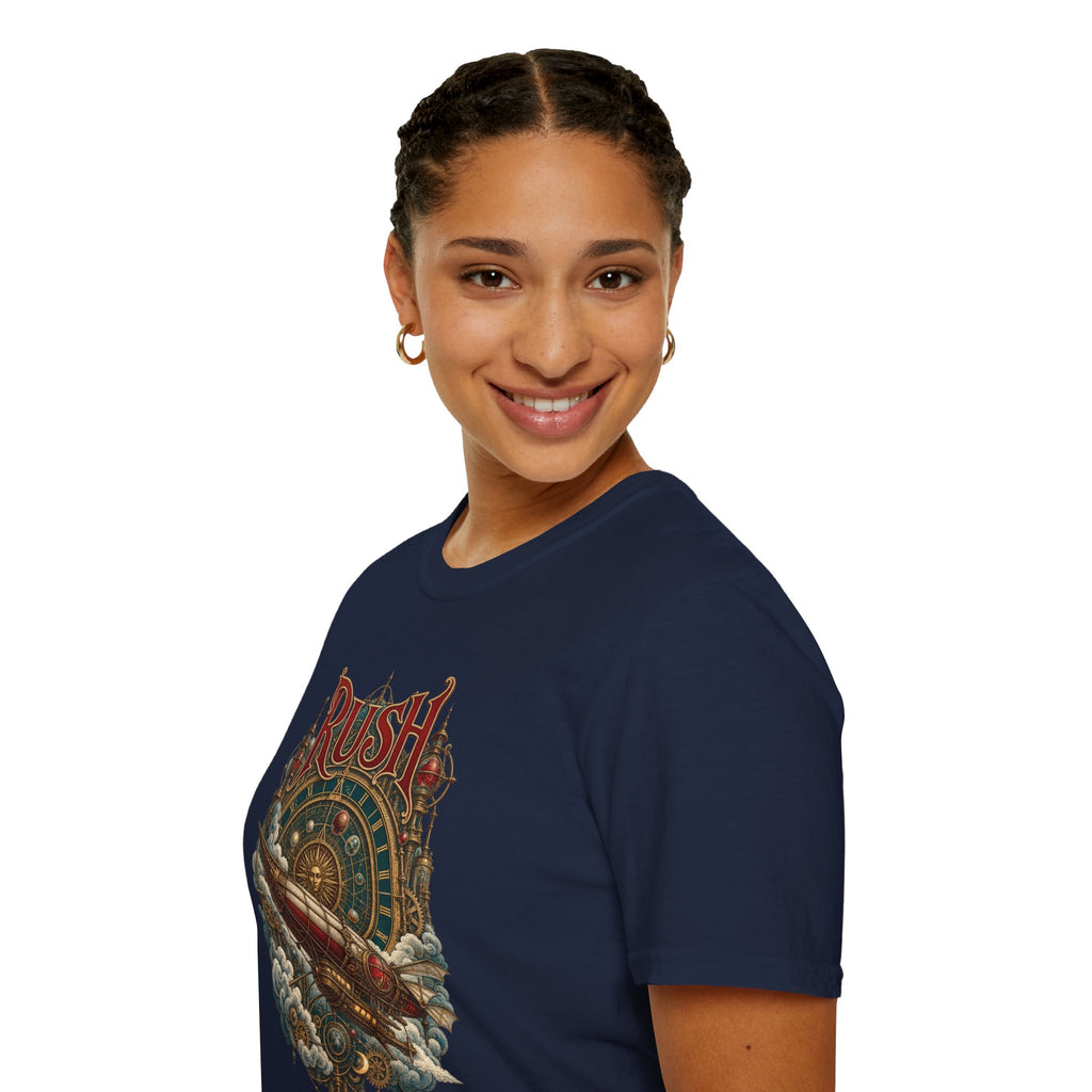 Rush | Clockwork Flight | Prog Band Airship T-Shirt