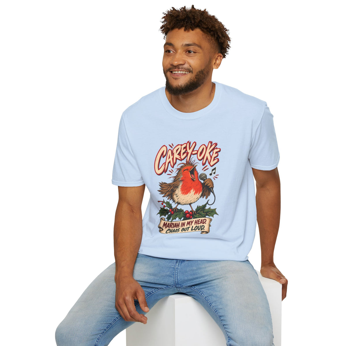 Robin 'Carey-oke' T-Shirt | Mariah in My Head Funny Holiday Tee