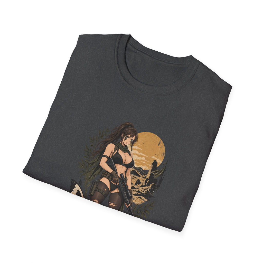 Quiet | Metal Gear | Sexy Sniper Pin up Fantasy Warrior Woman T-Shirt