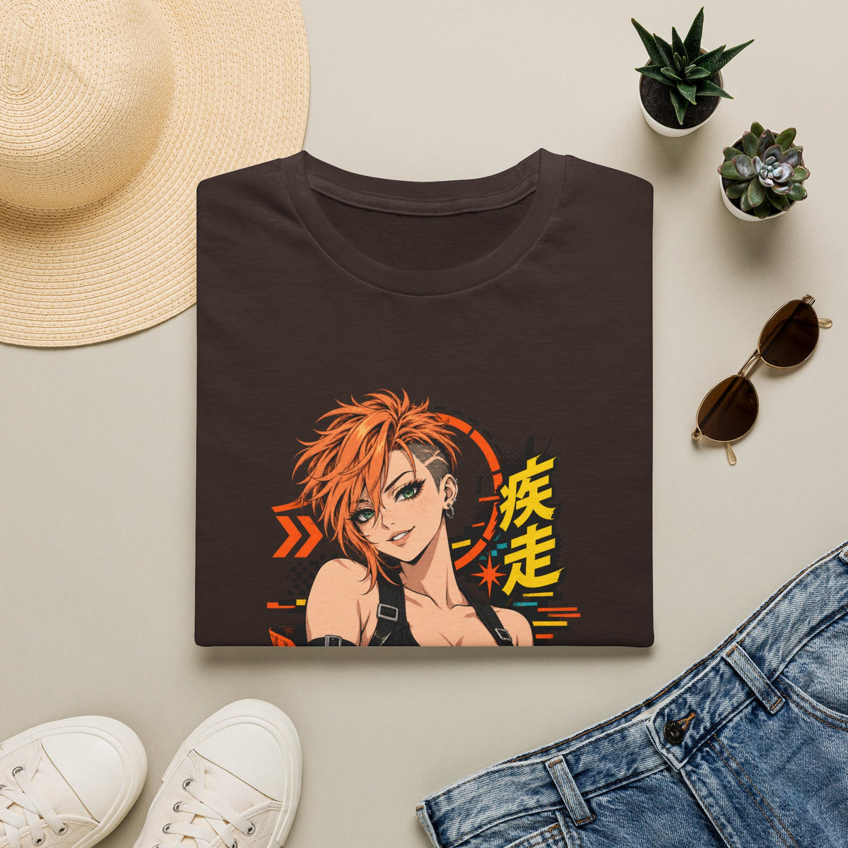 Amber | Anime Punk Sexy Pin Up Girl T-Shirt