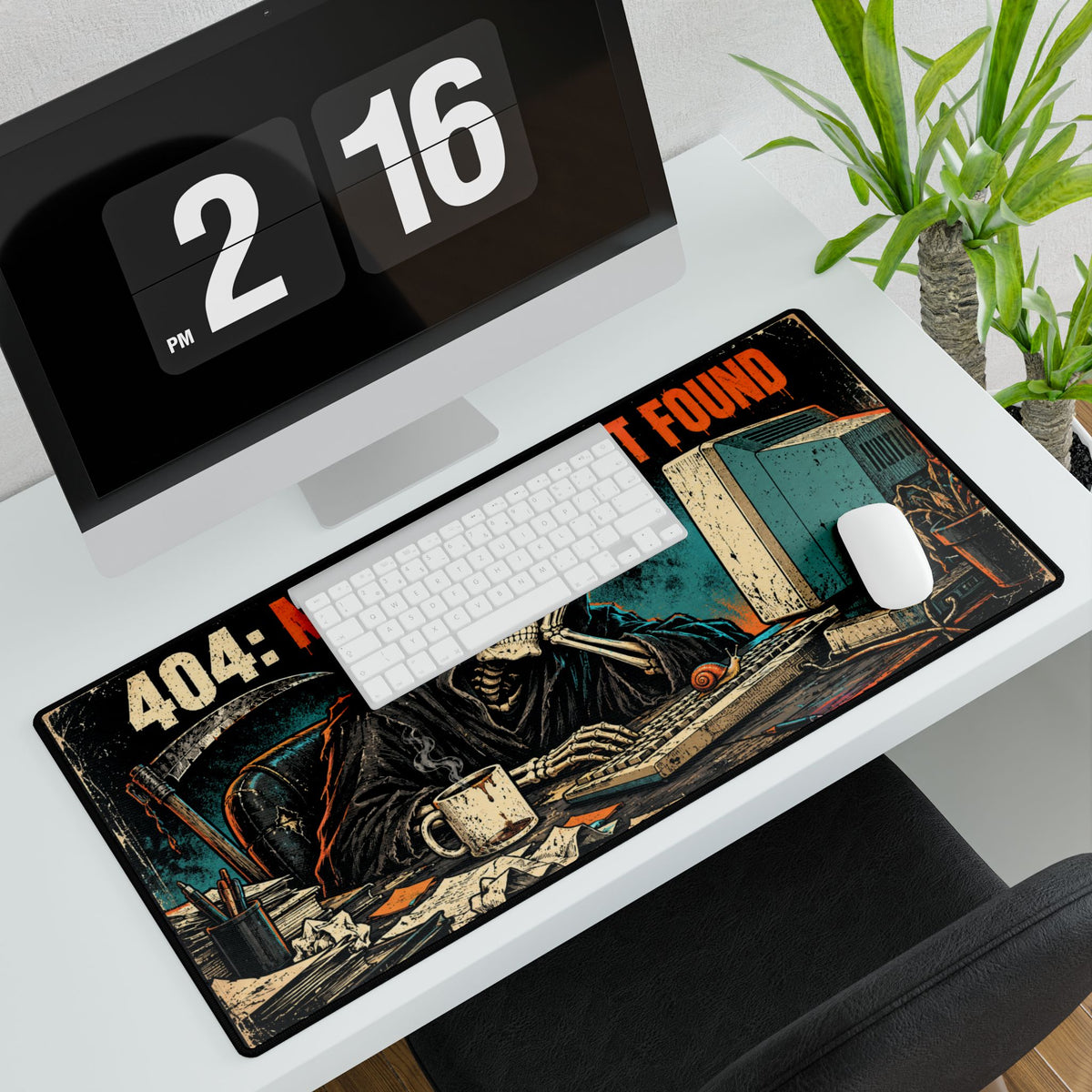 404: Motivation Not Found | Skeleton Gaming / Office Mouse Pad