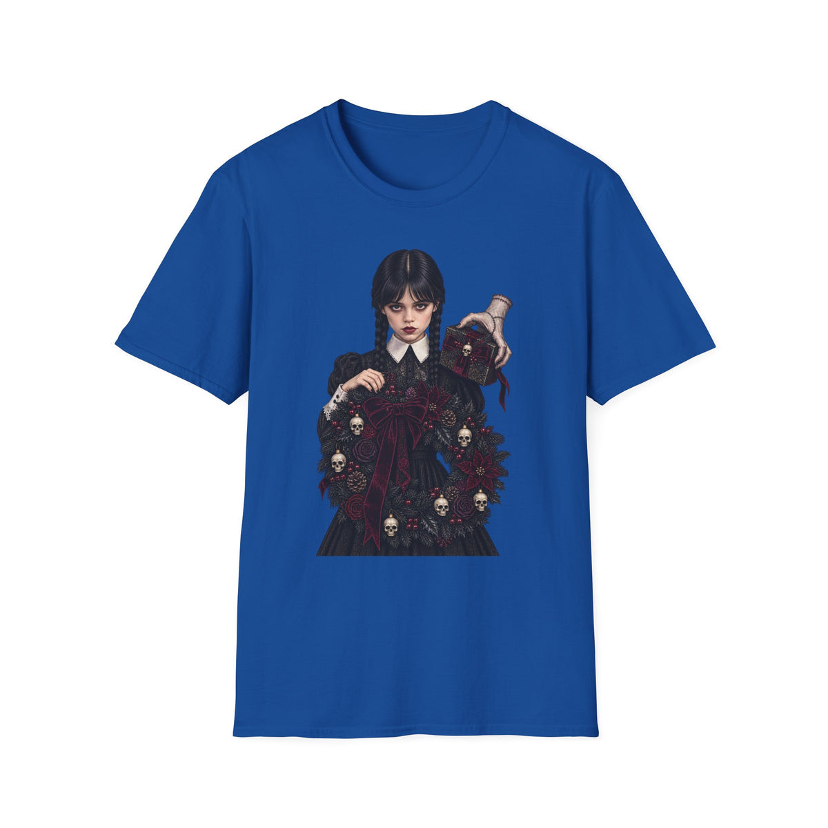 Wednesday Addams | Gothic Chrismtas Portrait T-Shirt