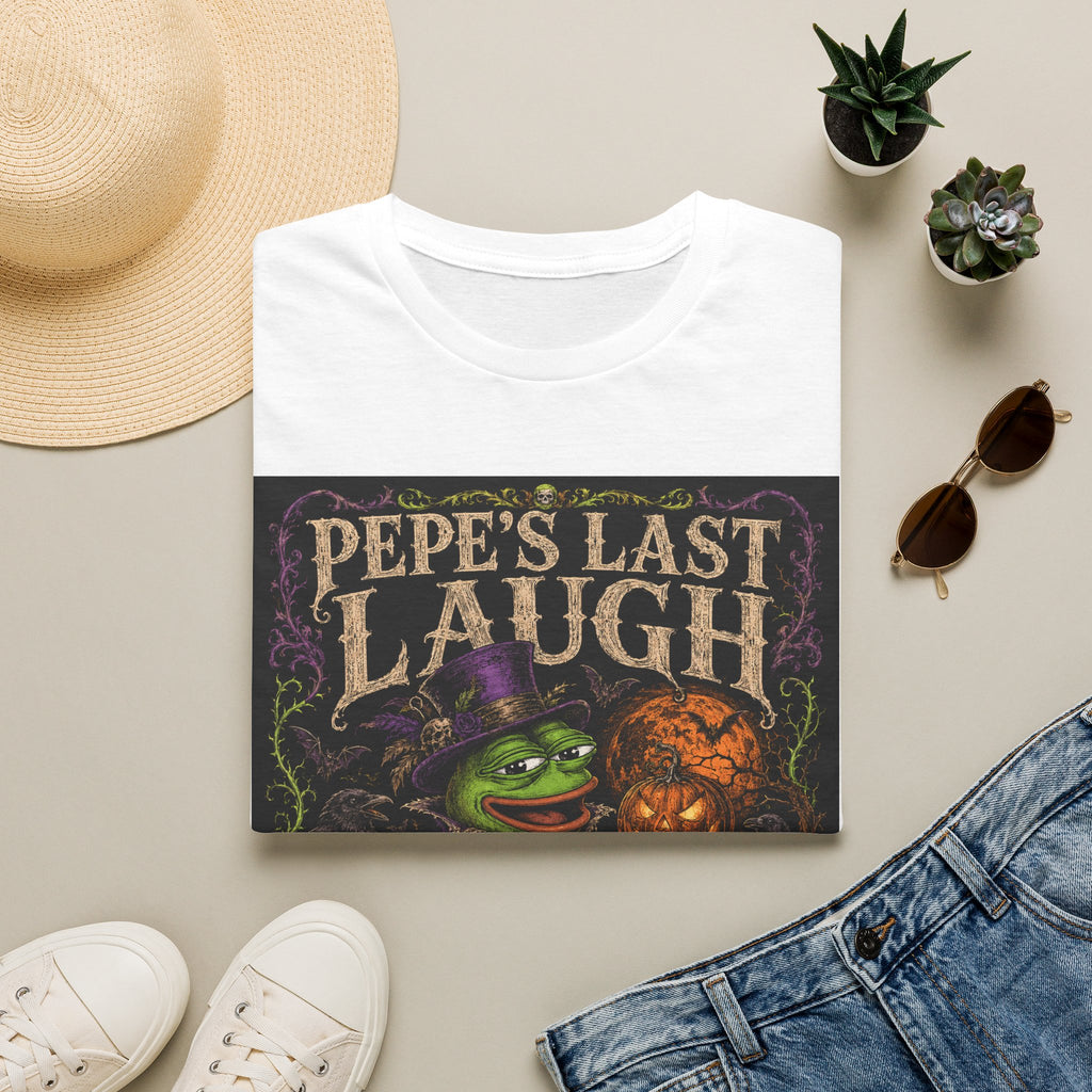 Pepe's Last Laugh T-Shirt — Halloween Witch Frog Graphic Tee