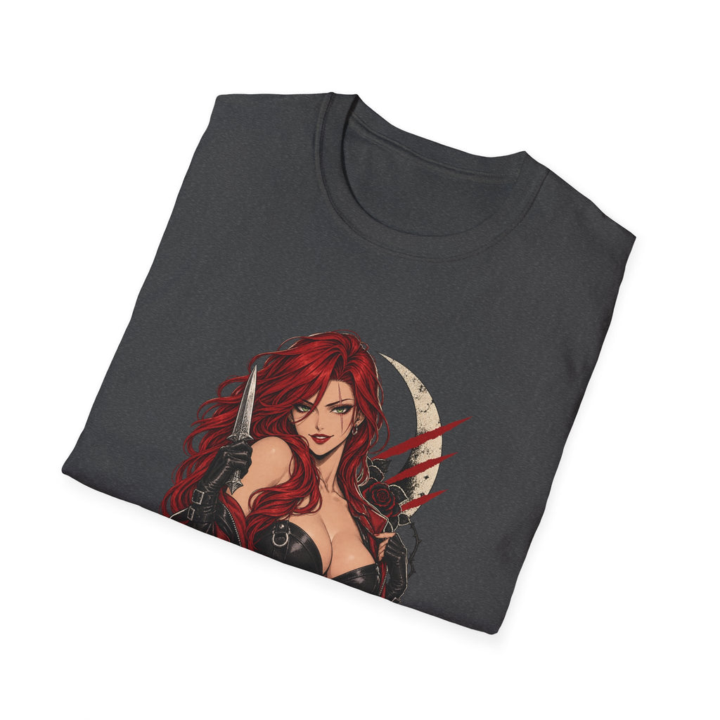 Katarina | League of Legends | Gothic Redhead Pin Up Assasin T-Shirt