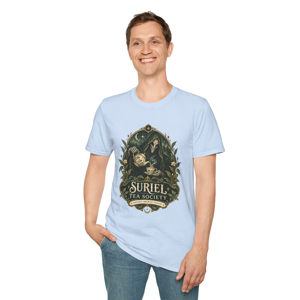 Suriel Tea Society | Freshley Brewed Gossip | ACOTAR Book Graphic T Shirt