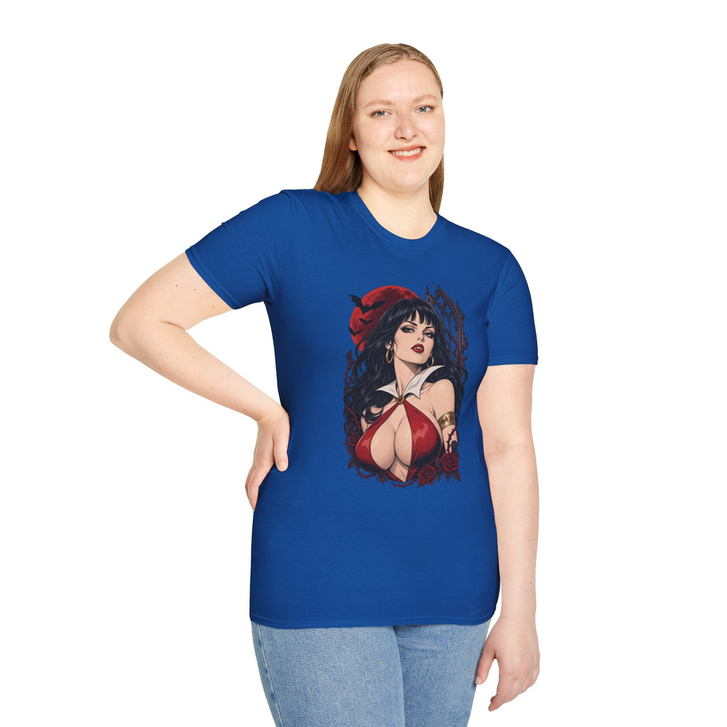 Vampirella | Sexy Halloween Vampire Pin Up Girl Sorceress Graphic T-Shirt