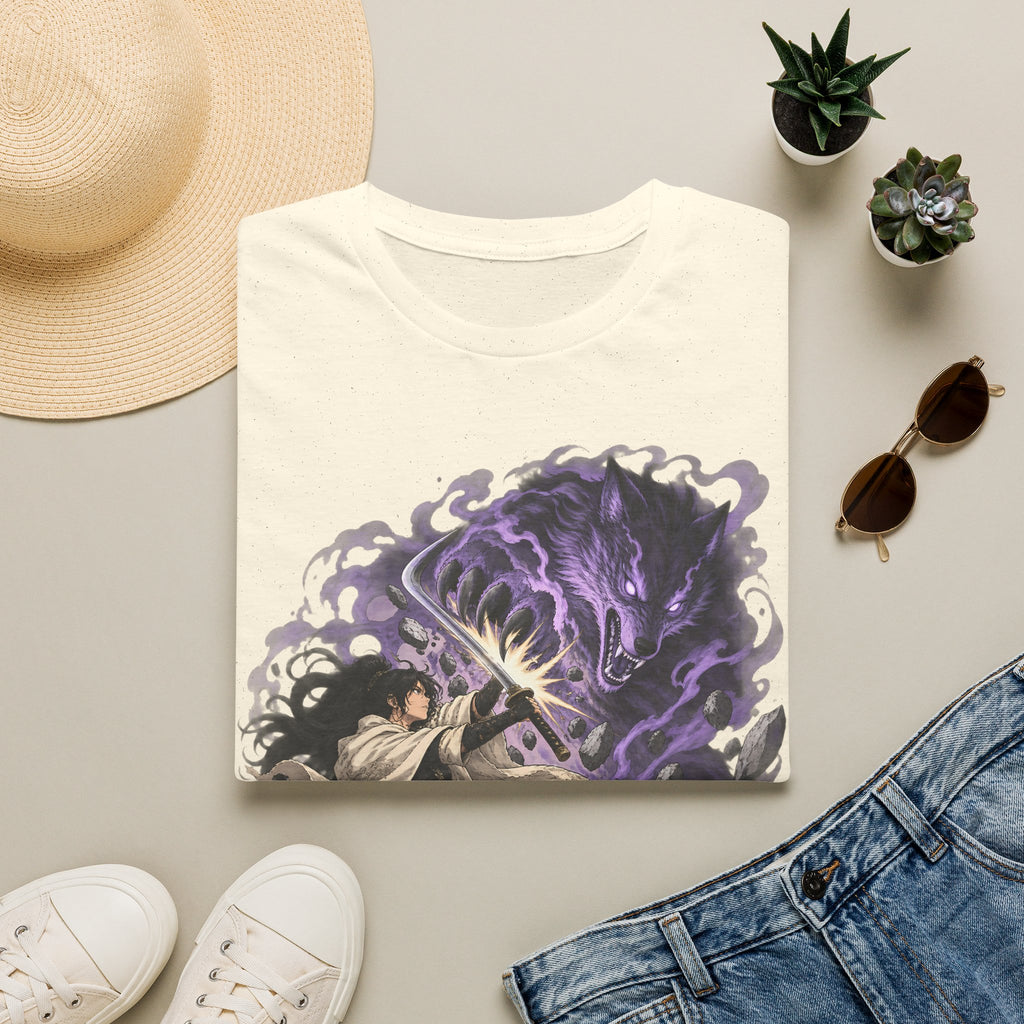 Trial of the Wolf | Samurai Anime Storm Warrior T-Shirt