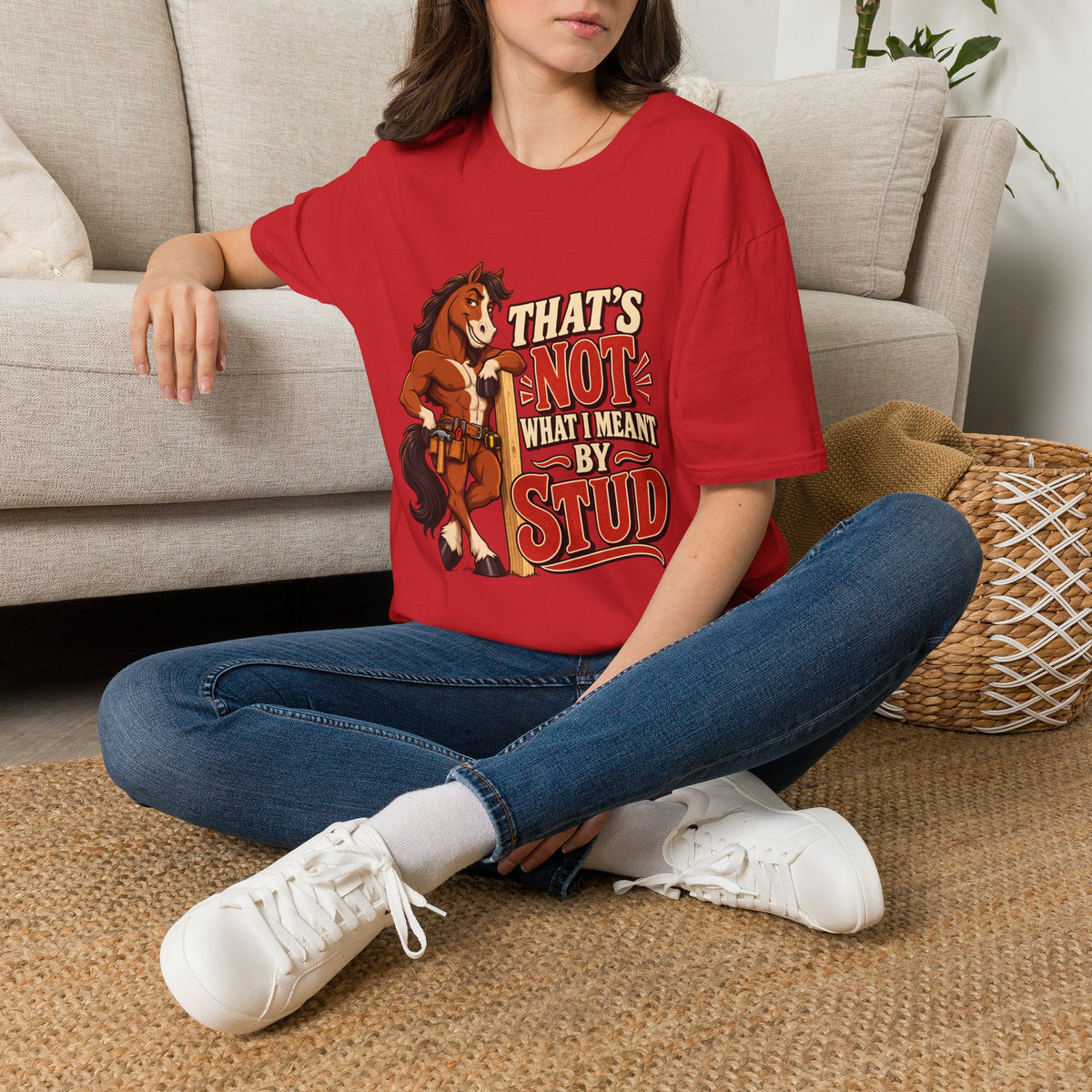 The Wrong Kind of Stud | Funny Horse Graphic T-Shirt