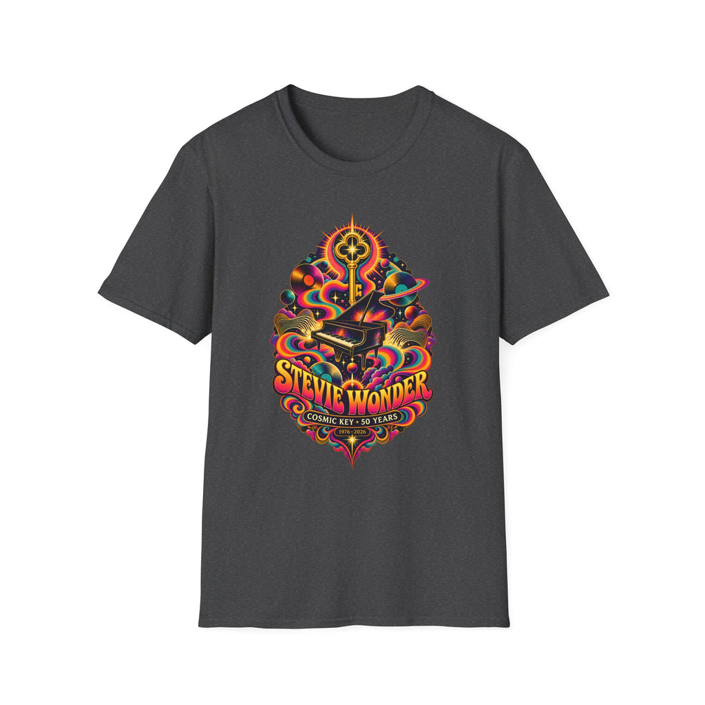 Stevie Wonder Psychedelic Key Songs In The Key of Life T-Shirt