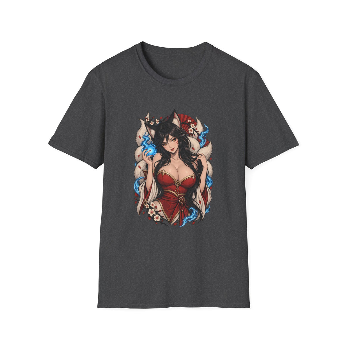 Ahri | League of Legends | Anime Pin Up Kitsune Girl T-Shirt
