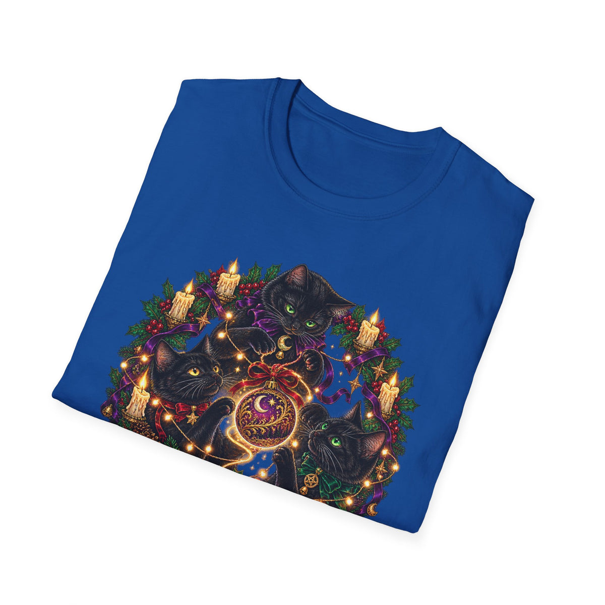 Festive Mischief | Cat Lover Christmas Holiday T-Shirt