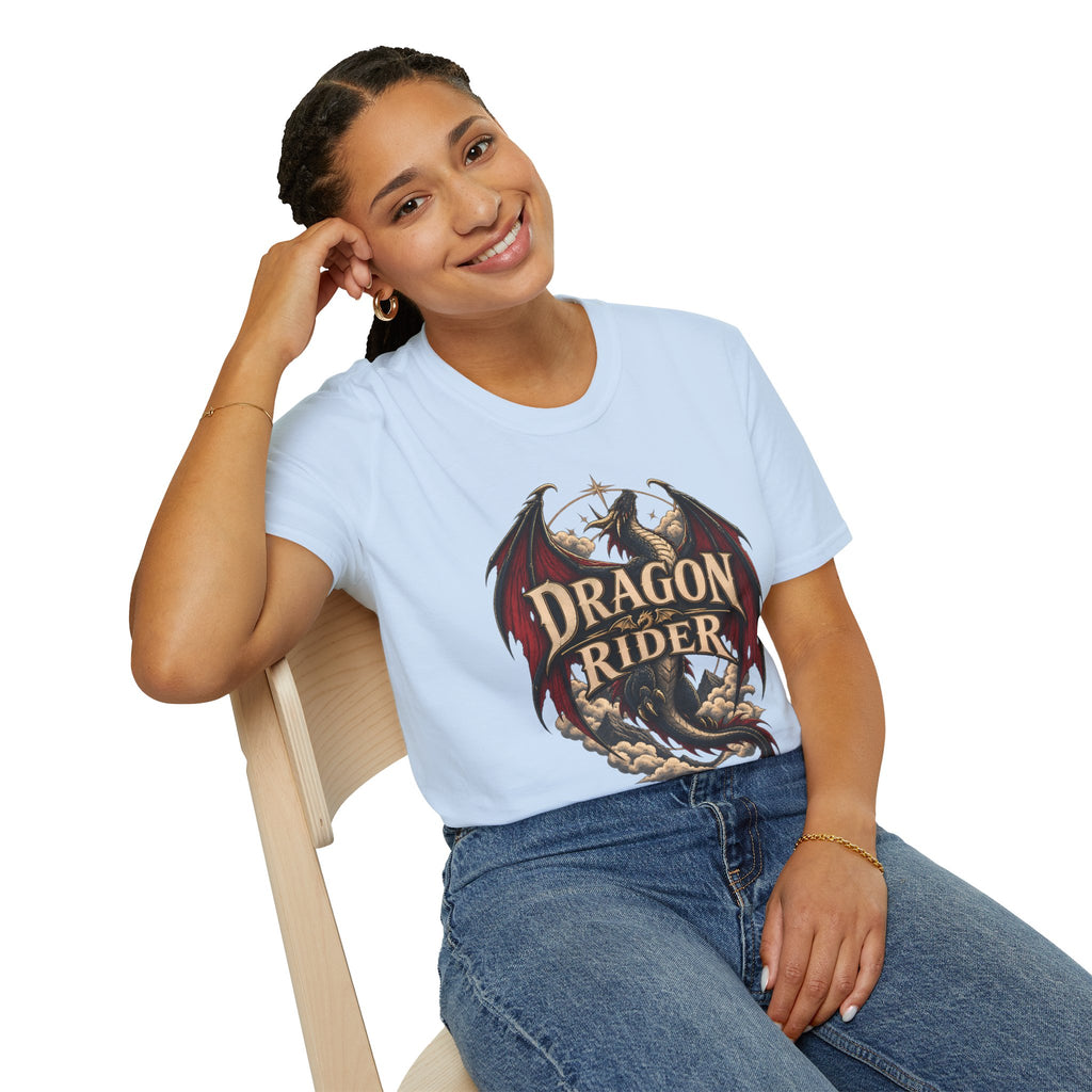 Dragon Rider | Fourth Wing Fantasy Book Inspired Dragon T-Shirt
