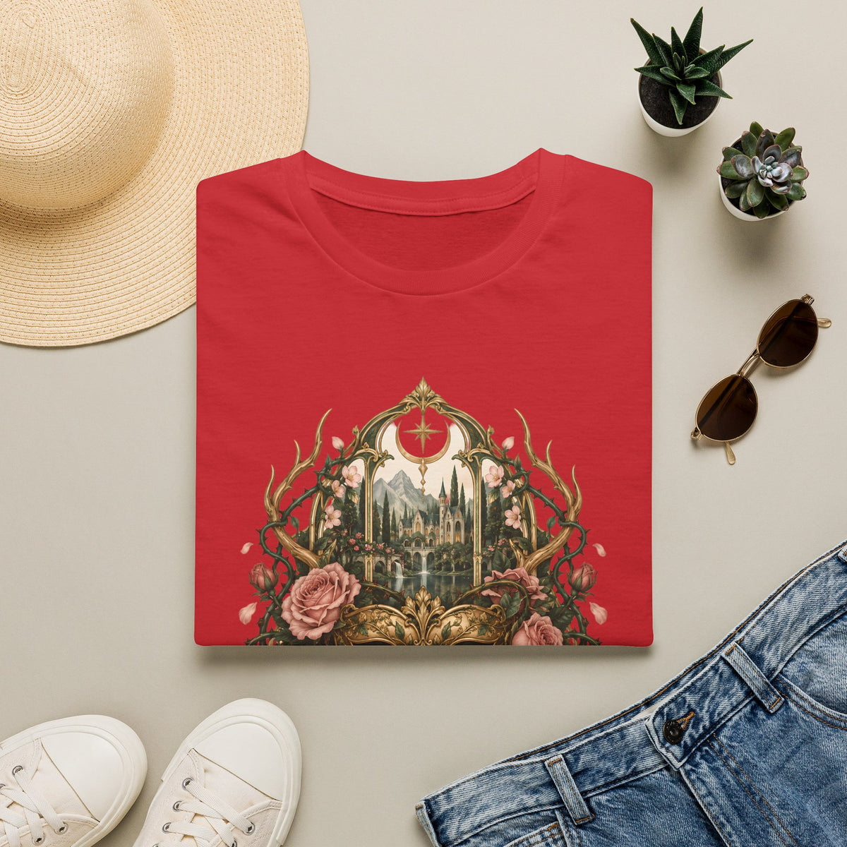 Spring Court | ACOTAR Book Floral Masquerade T-Shirt
