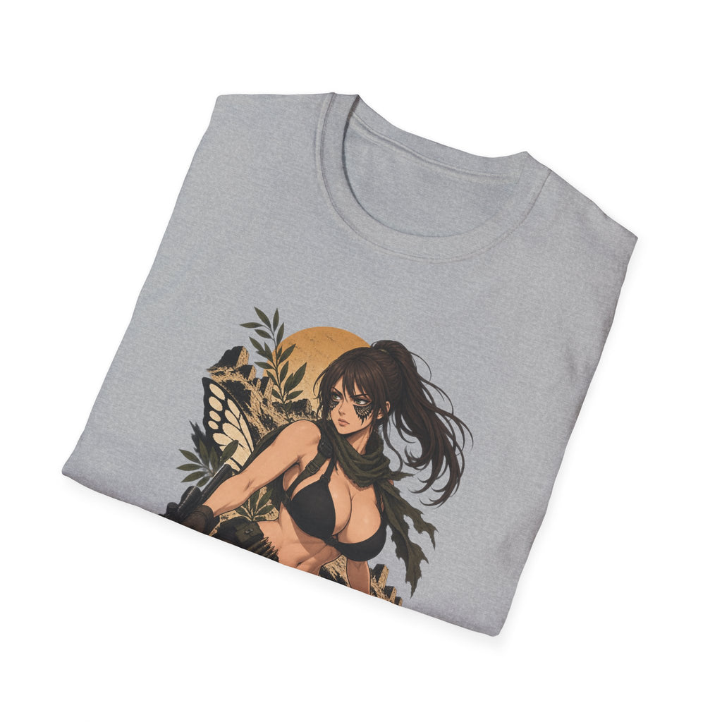 Quiet | Sexy Metal Gear Pin Up Girl | Anime Style Sniper Girl T-Shirt
