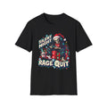 Christmas | Gamer | Silent Night Rage Quit | Graphic Tee