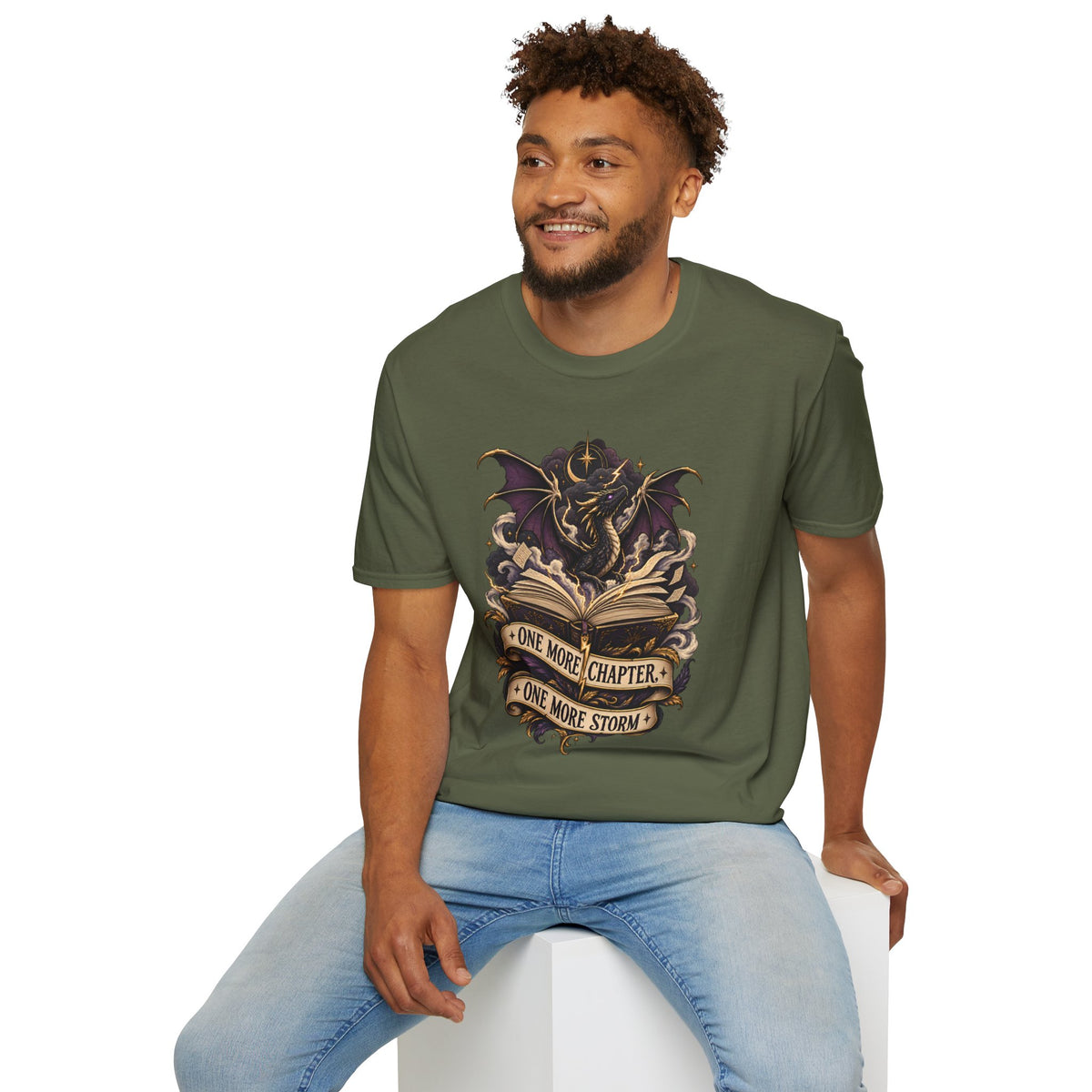 One More Chapter | Onyx Storm Inspired Book Readers Dragon T-Shirt