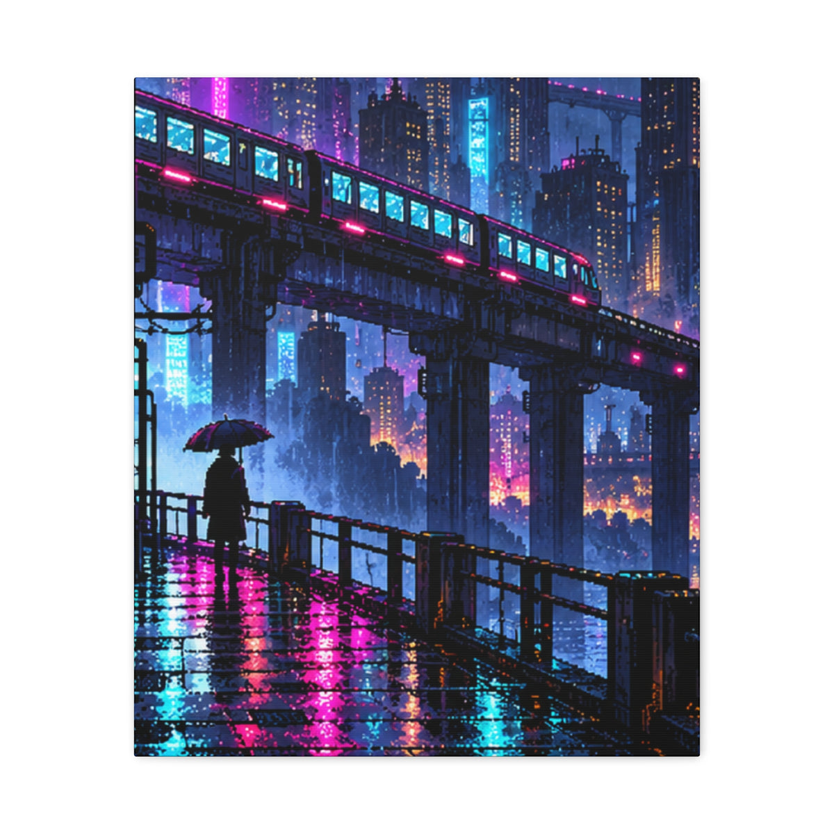 Stretched Matte Canvas Print — 1.25" Depth (Custom Design)