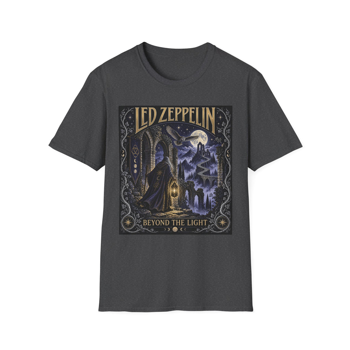 Led Zeppelin 'Beyond the Light' Concert Tee — Vintage Moonlight Rock T-Shirt