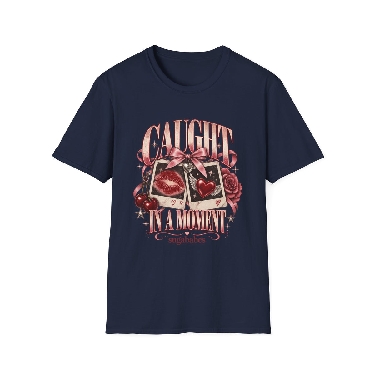 Caught In A Moment | Sugababes | Vintage Heart Polaroid Graphic Tee