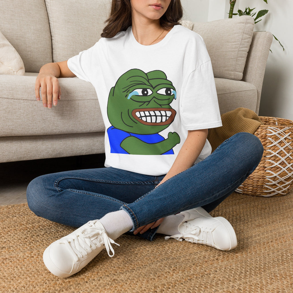 Pepe Grin T-Shirt — Smirking Frog Meme Tee