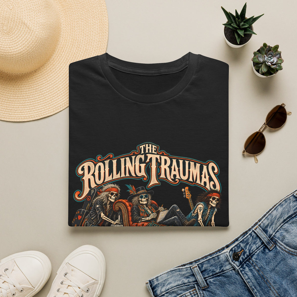 Rolling Traumas "Still On Tour" | Rock Band T-Shirt